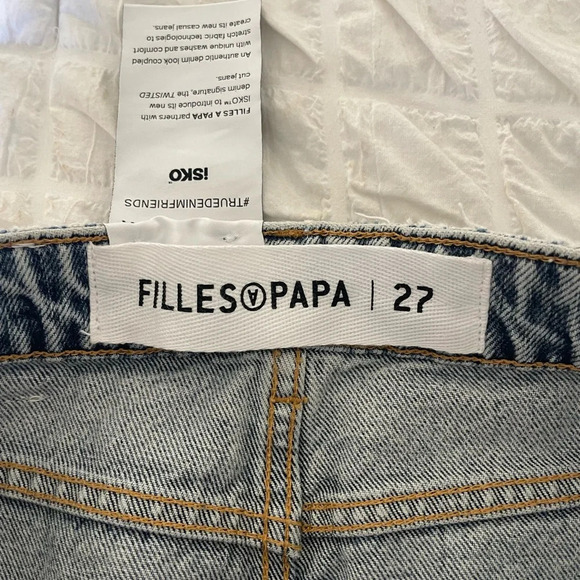 Filles A PAPA isko streetwear denim skirt - Picture 4 of 9